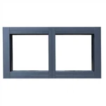 Thermal Break kiinteät alumiiniikkunat kaupallinen